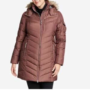 NWT Eddie Bauer Womens Parka Misty Rose size XL